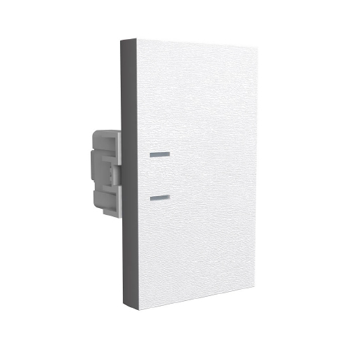 Interruptor combinación 220V 10A teclón 3 módulos blanco